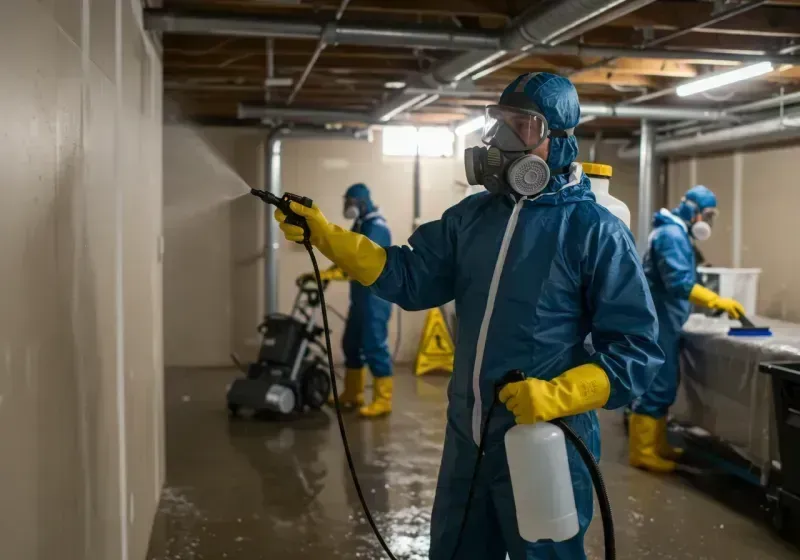 Basement Sanitization and Antimicrobial Treatment process in Capitola, CA